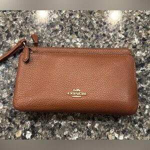 Coach Double Zip Wallet